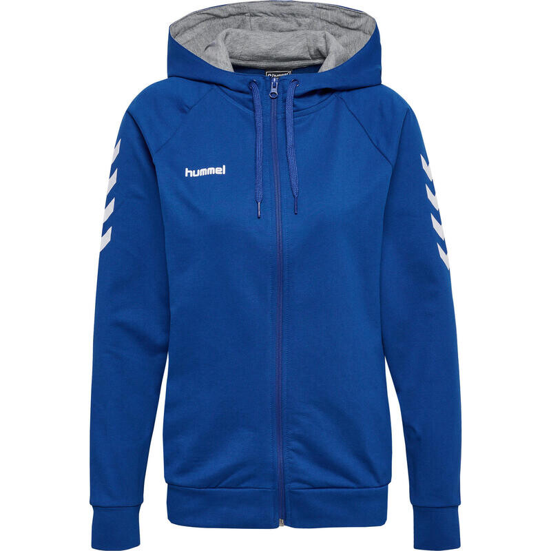 

Hmlgo Zip Hoodie Женская мультиспортивная толстовка HUMMEL, цвет blau