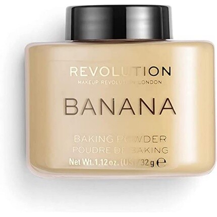 

Рассыпчатый разрыхлитель Makeup Revolution, продлевающий стойкость макияжа, фиксирующая пудра банан для средних тонов кожи, 32 г