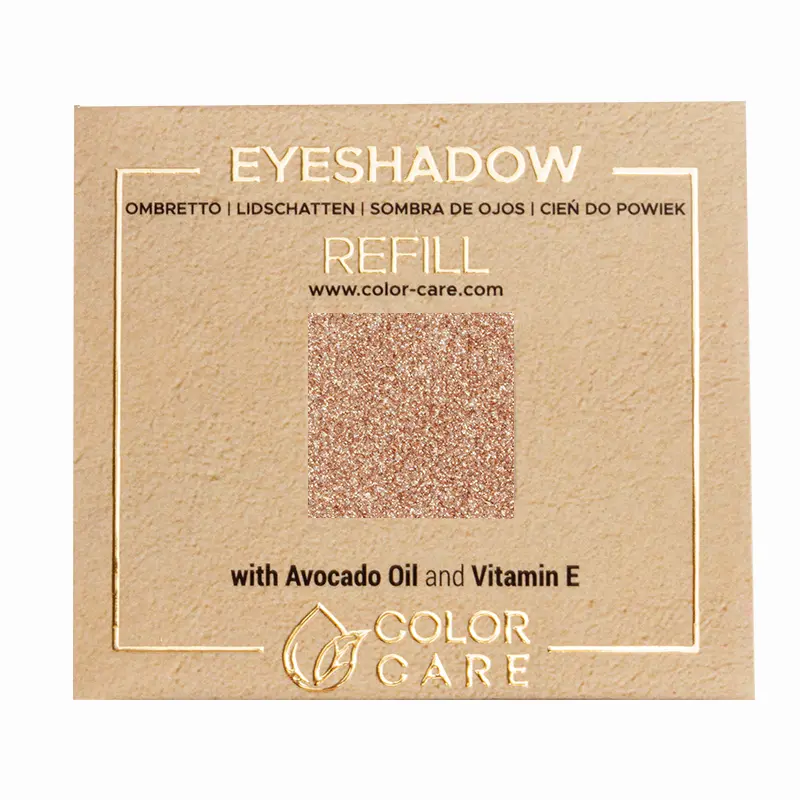 

Тени для век с веганскими блестками - 107 благородный Color Care Glitter - Nude Beige Golden, 2 гр