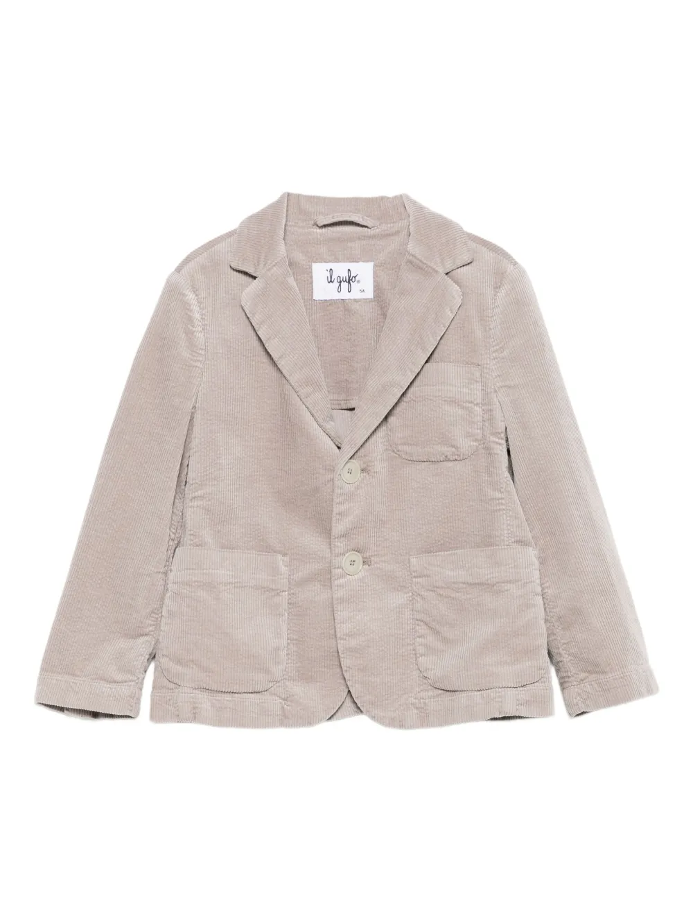 

Куртка из вельвета с карманами Il Gufo, серый