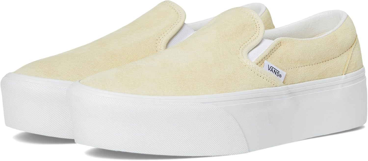 

Мужские кеды Vans Classic Slip-on Stackform, Nubuck Lemon Icing