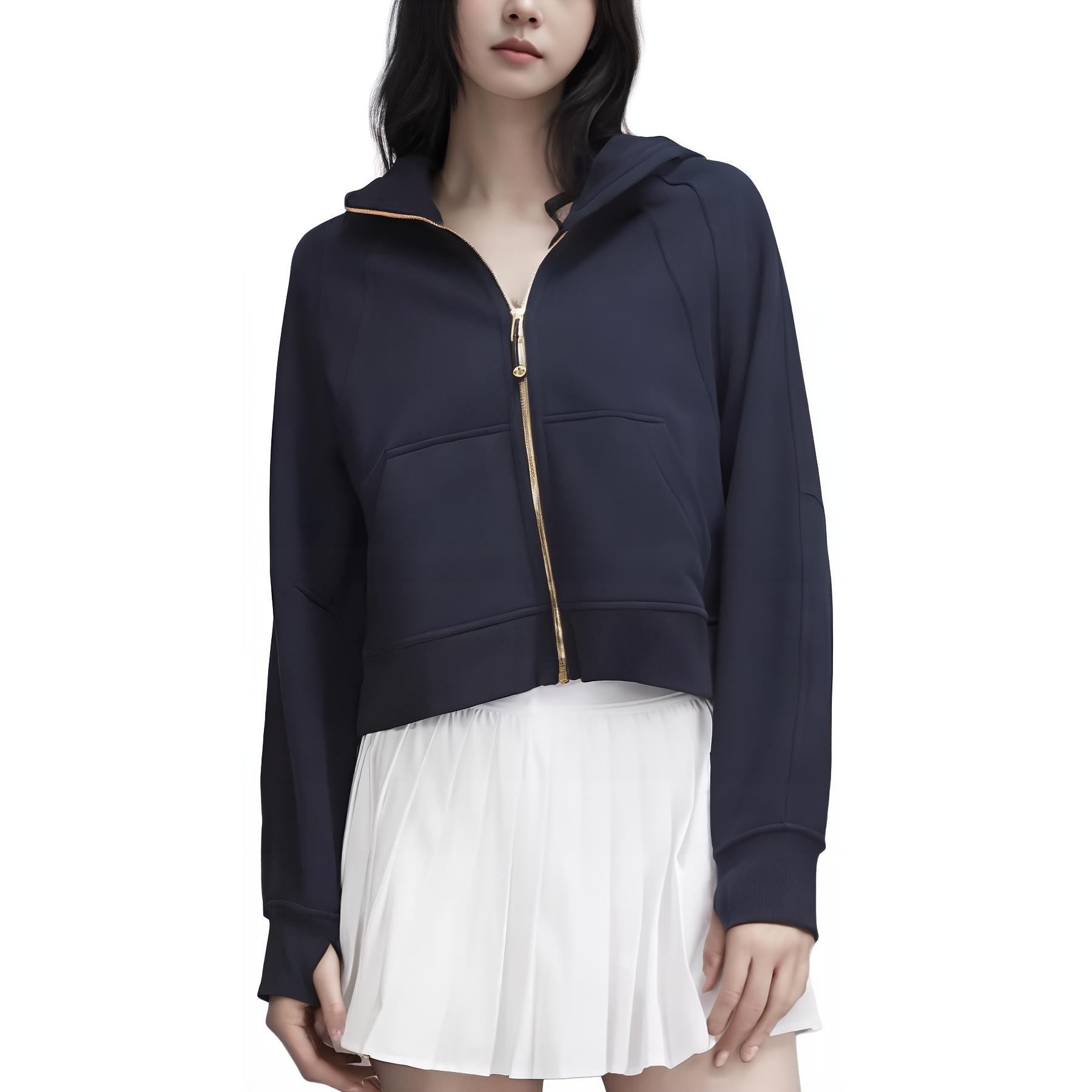 

Lululemon Куртка Scuba Series женская, Marine Blue Gold Chain/TRNV/GOLD