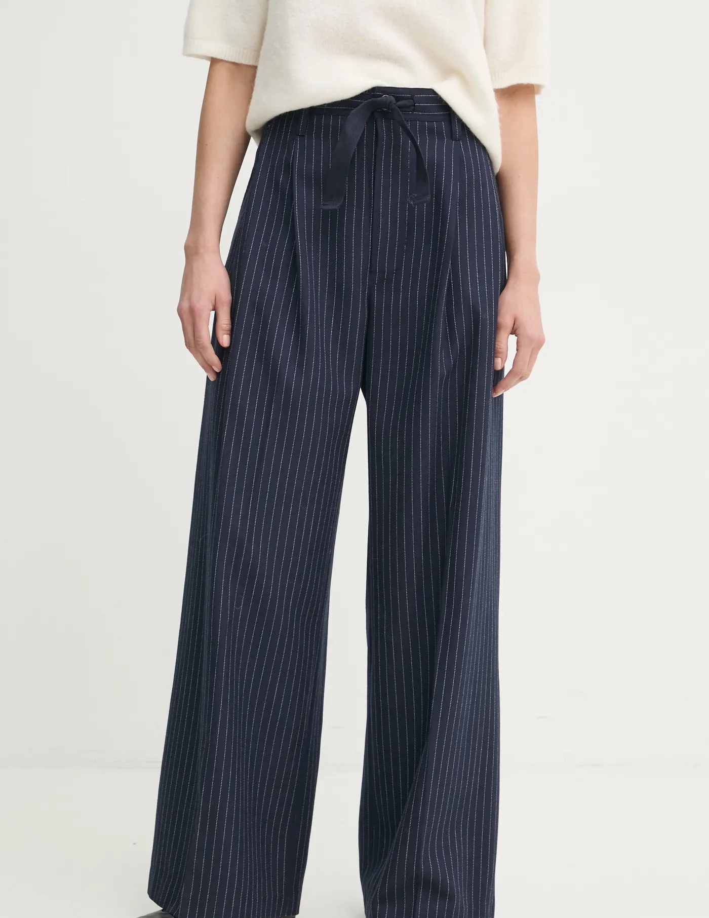 

Брюки из смесовой шерсти G-Star Raw, темно-синий