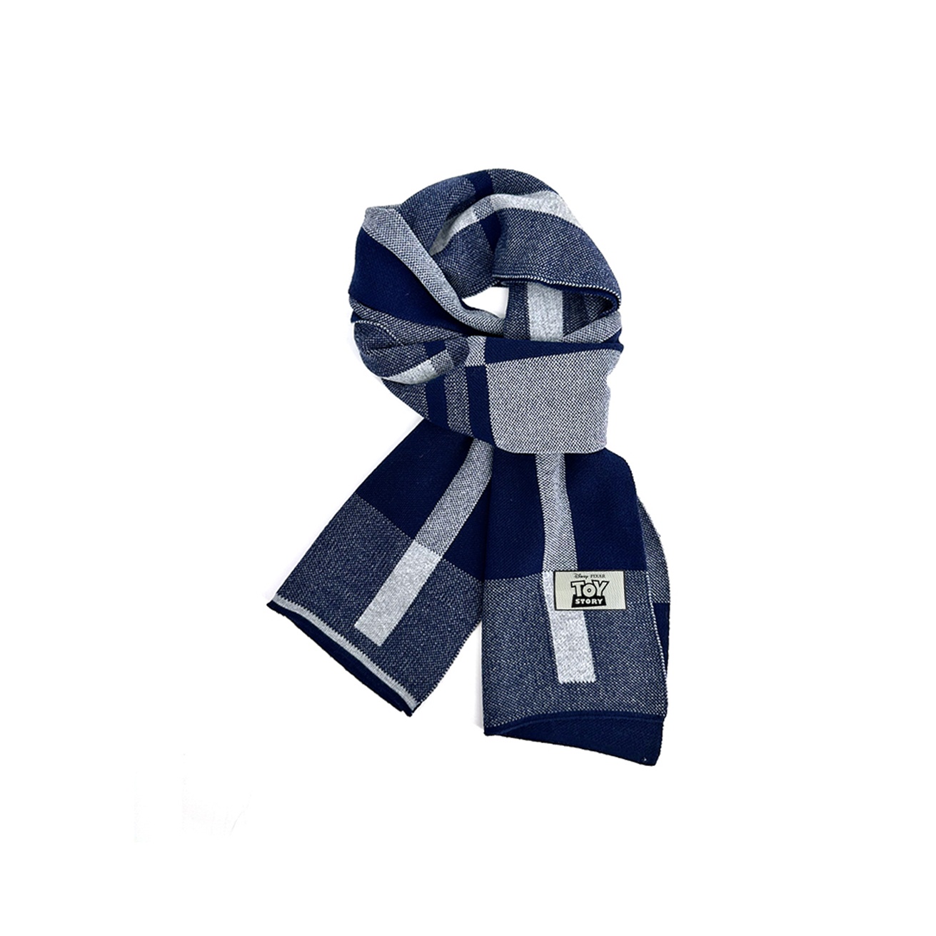 

Disney Полиэстеровый вязаный шарф унисекс, Blue Gray