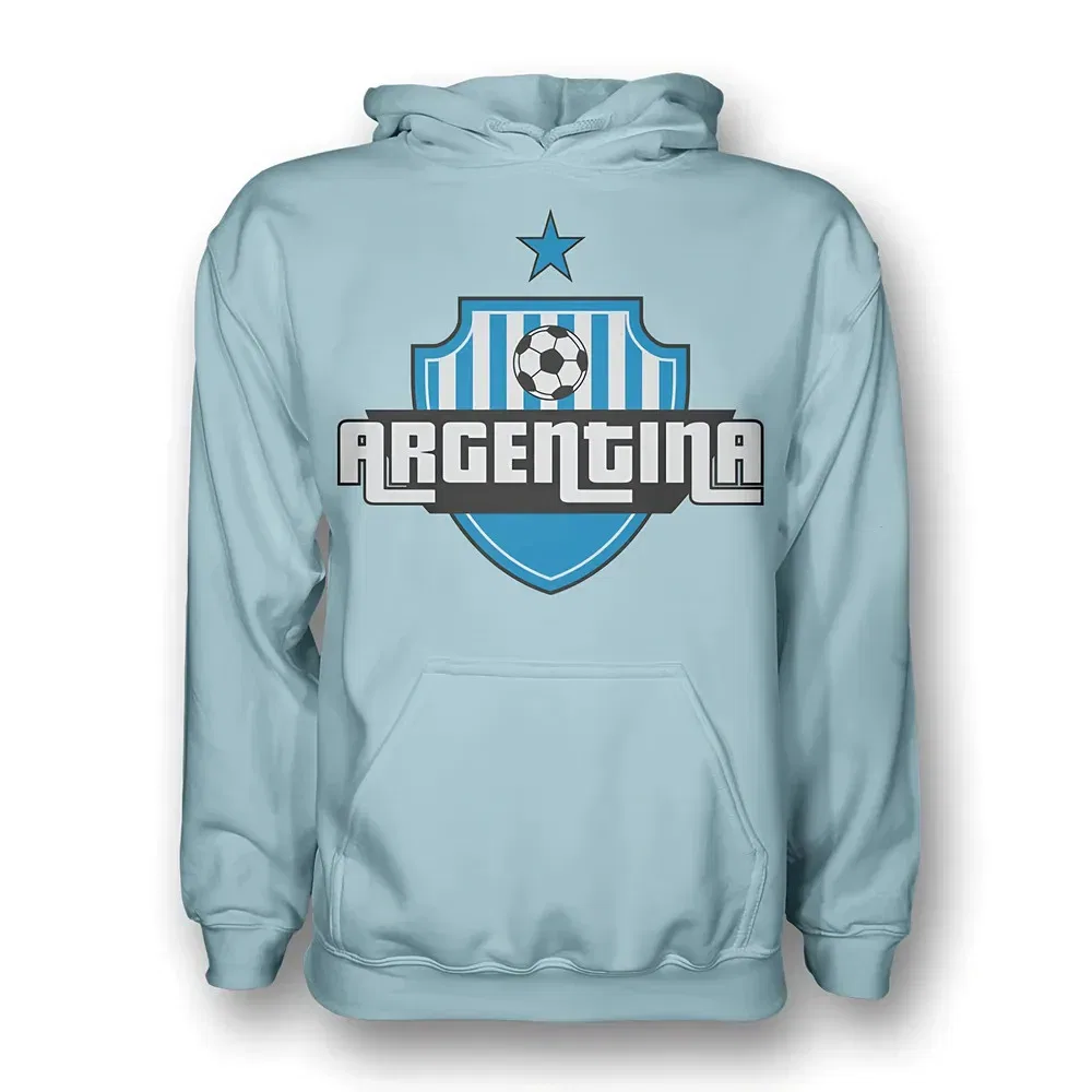 Худи Junior Country Logo Hoody Argentina, светло-голубой