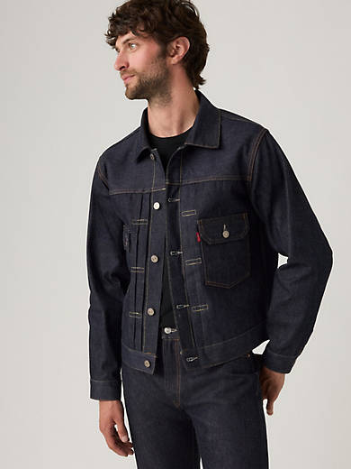 

Куртка типа II 1953 г Levi's, цвет Organic Rigid - Dark Wash