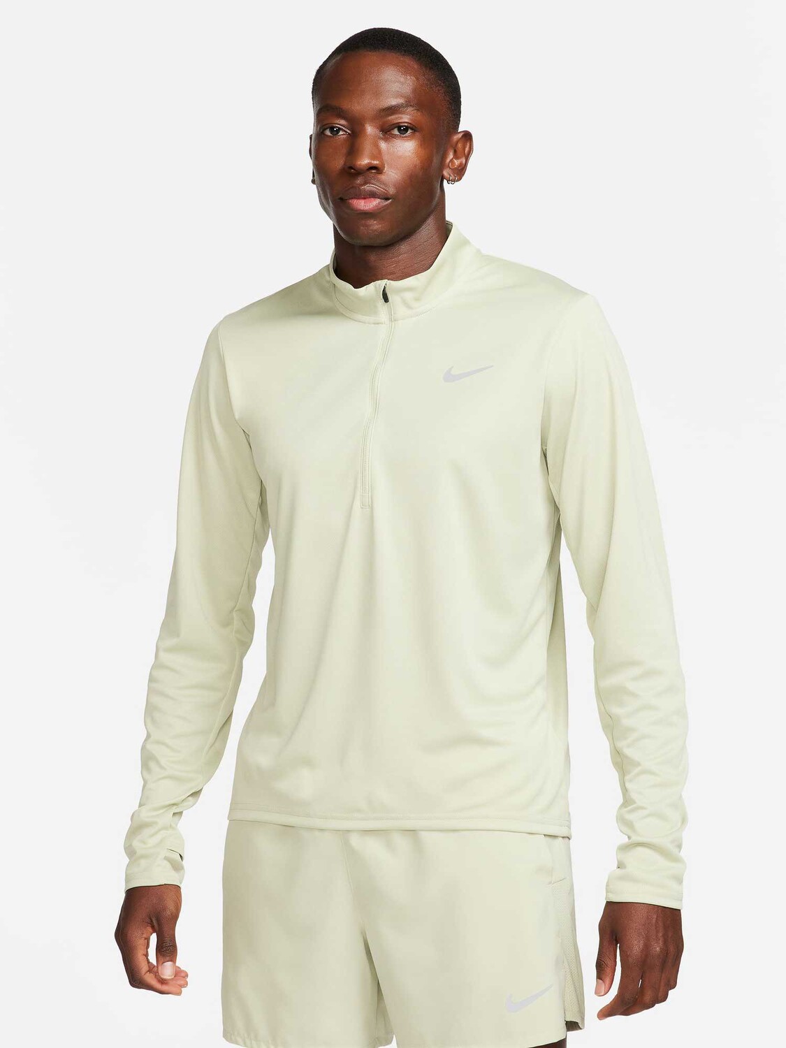 

Блуза Nike M NK DF PACER TOP HZ, зеленый