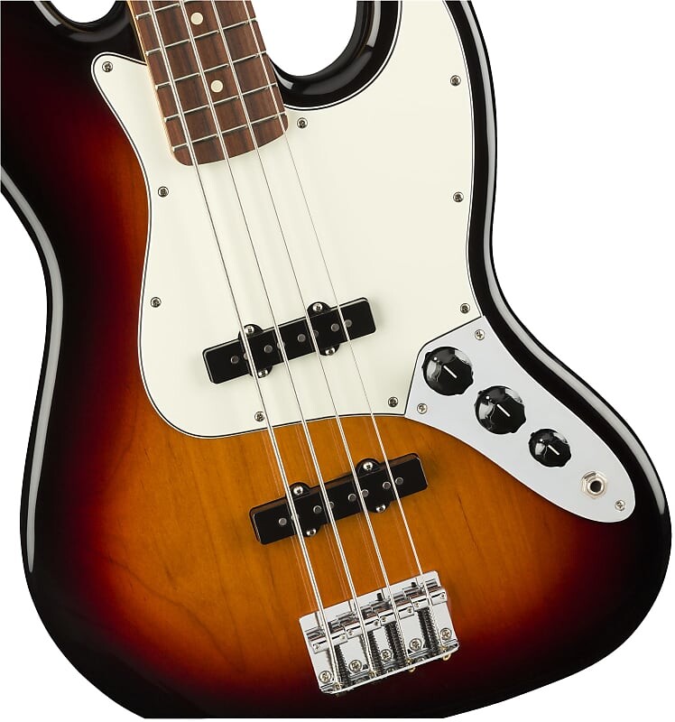 

Басс гитара Fender Player Jazz Bass with Pau Ferro Fretboard in 3-Color Sunburst