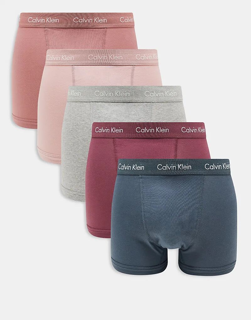 

Calvin Klein – Cotton Stretch – упаковка из 5 трусов в разных пастельных тонах