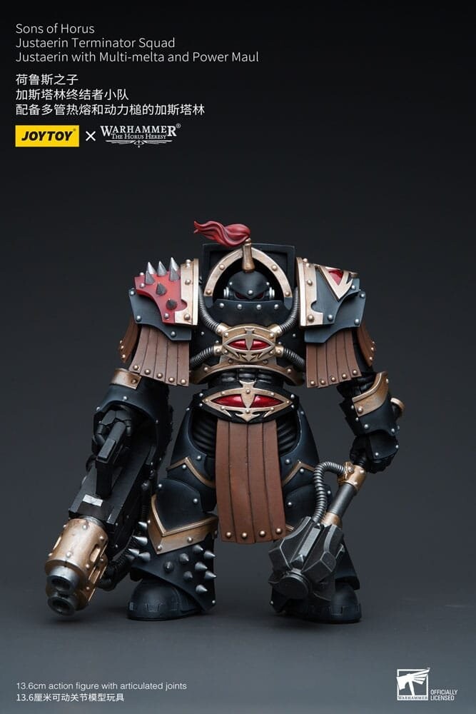 

Warhammer The Horus Heresy Рисунок 1/18 — Сыны Хоруса Юстаэрин Отряд Терминаторов Юстаэрин с Мультимельтой и силовой булавой Inna marka