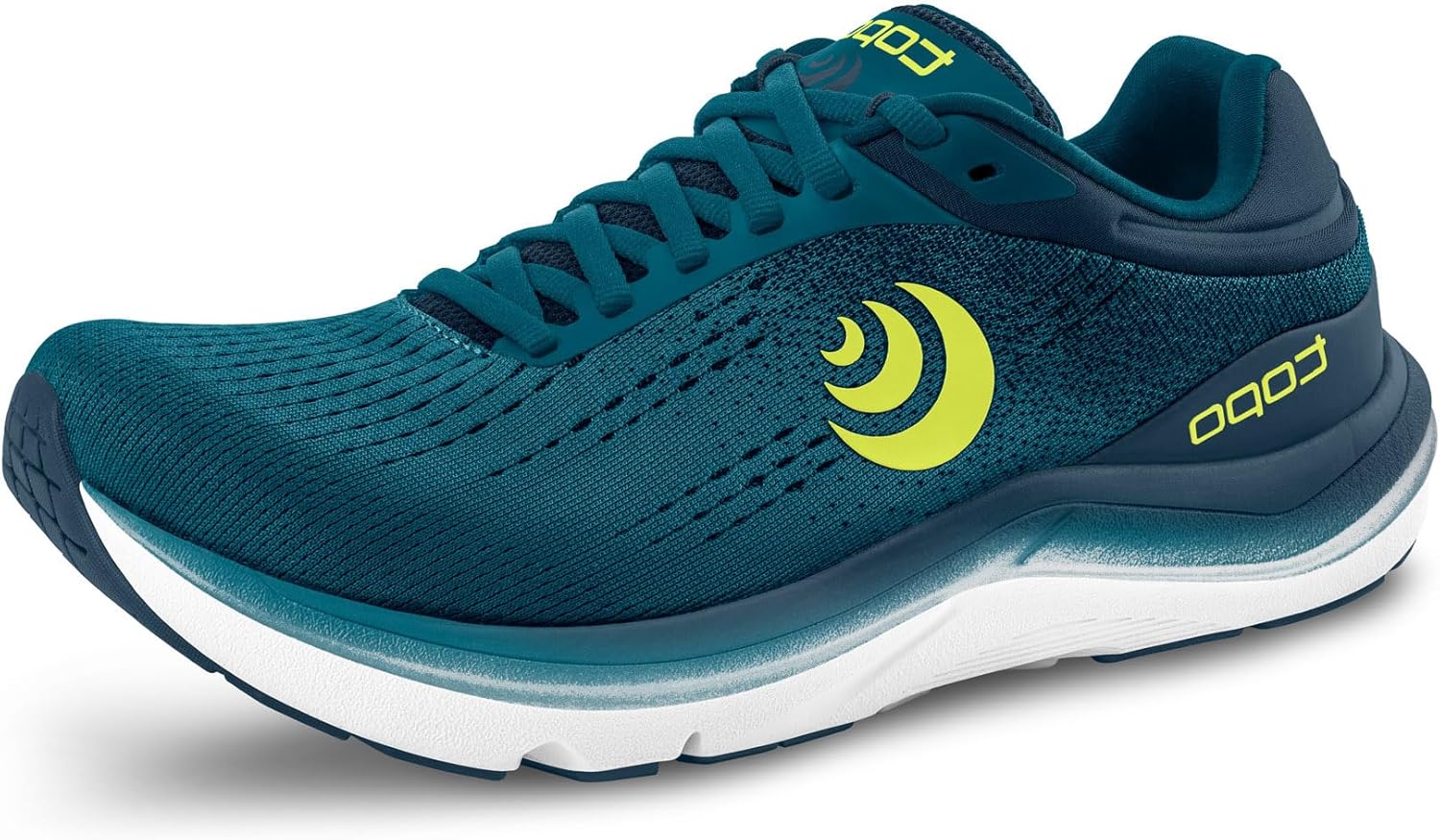 

Мужские беговые кроссовки Topo Athletic Magnifly 5 - комфортные, легкие, с амортизацией, прочные, нулевая разница между пяткой и носком, шнуровка, для бега по дороге, спортивная обувь для дорожного бега, синий/зеленый