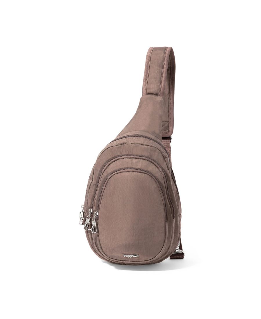 

Противоугонная сумка-слинг Securtex с несколькими молниями Baggallini, Portobello