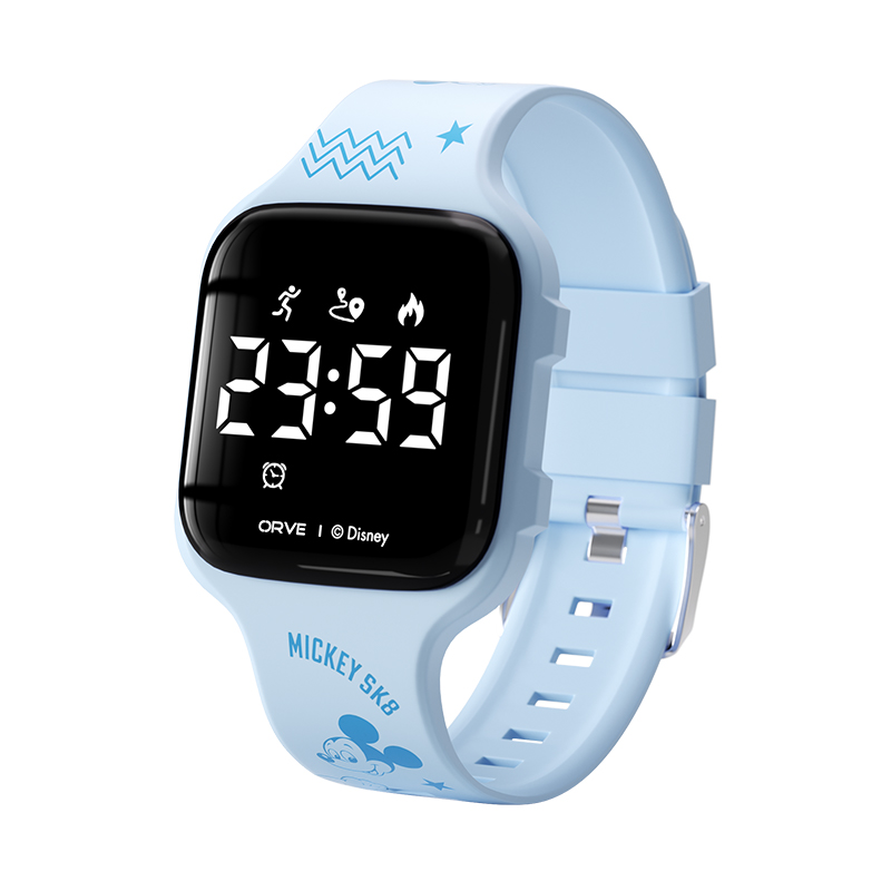 

Disney Часы Electronic Movement Silicone Strap Watch Unisex Black Dial