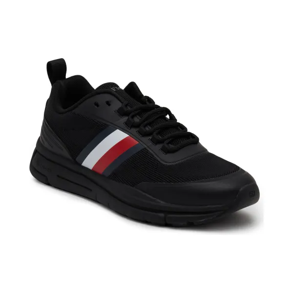 

Трикотажные кроссовки Modern в полоску Tommy Hilfiger, черный
