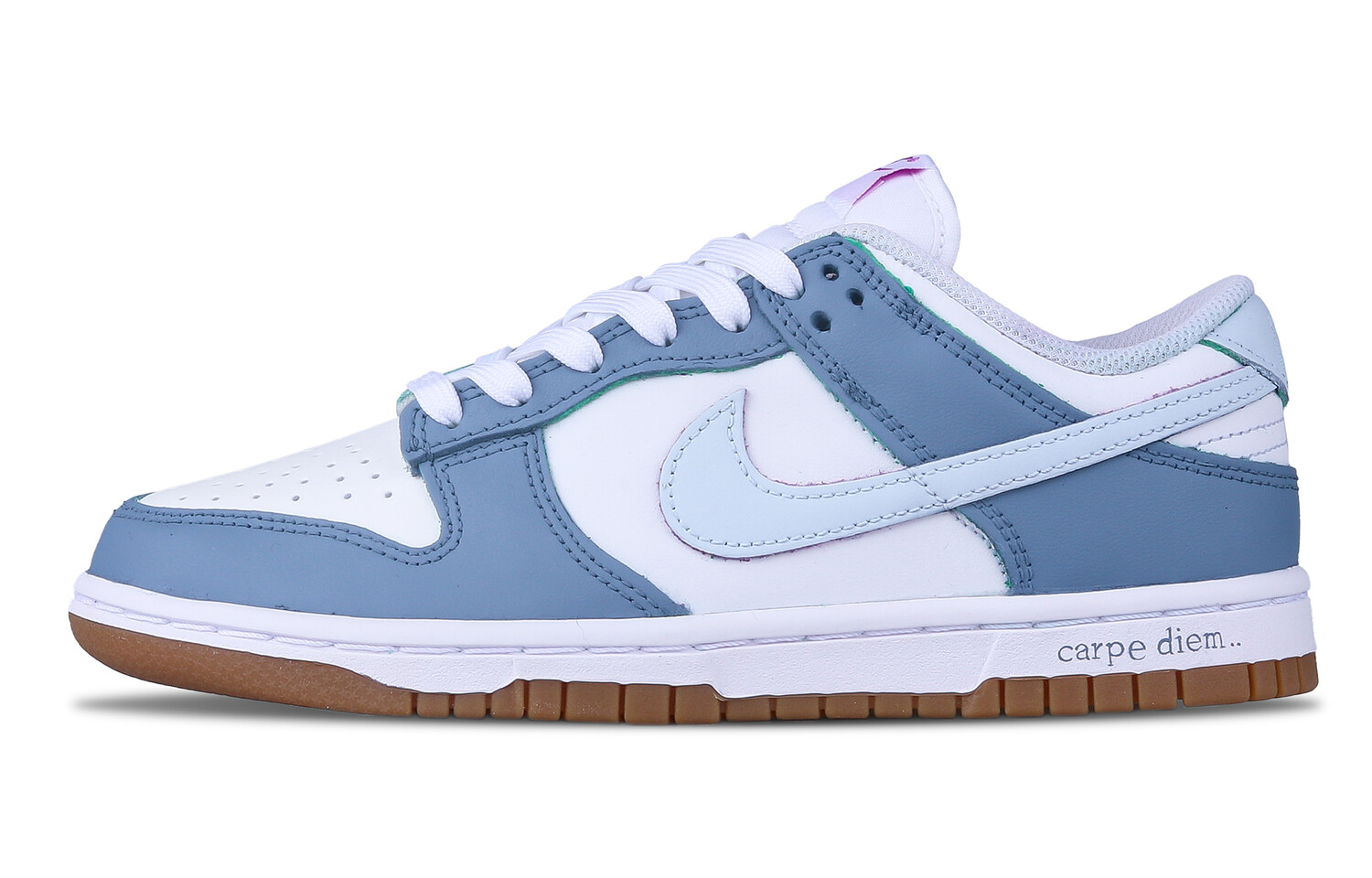 

Кроссовки Nike Dunk Skateboard Shoes Women's Low-Top White Blue, Синий, Кроссовки Nike Dunk Skateboard Shoes Women's Low-Top White Blue