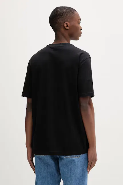 Футболка хлопковая T-shirt Adidas Originals, черный — фото 3