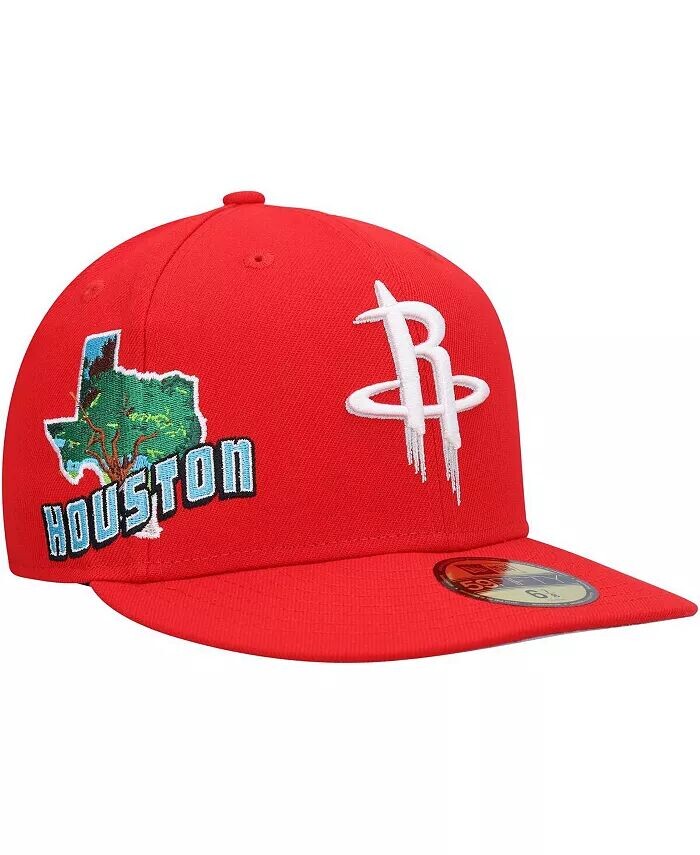 

Мужская красная приталенная кепка Houston Rockets Stateview 59FIFTY New Era