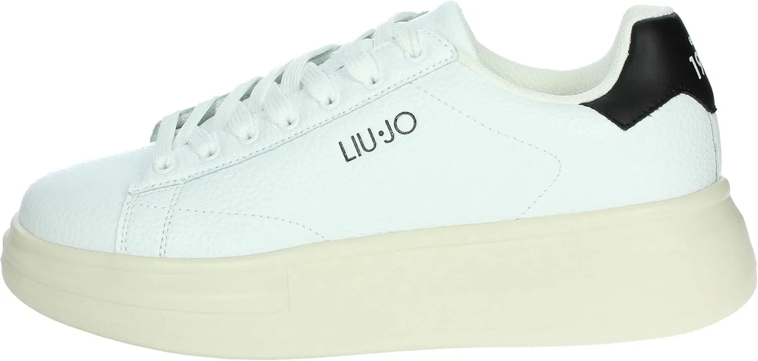 Кроссовки Liu Jo Scarpa Uomo Big 01 в цвете Pelle Bianco/Синий US24LJ01 7B4027PX474S1018