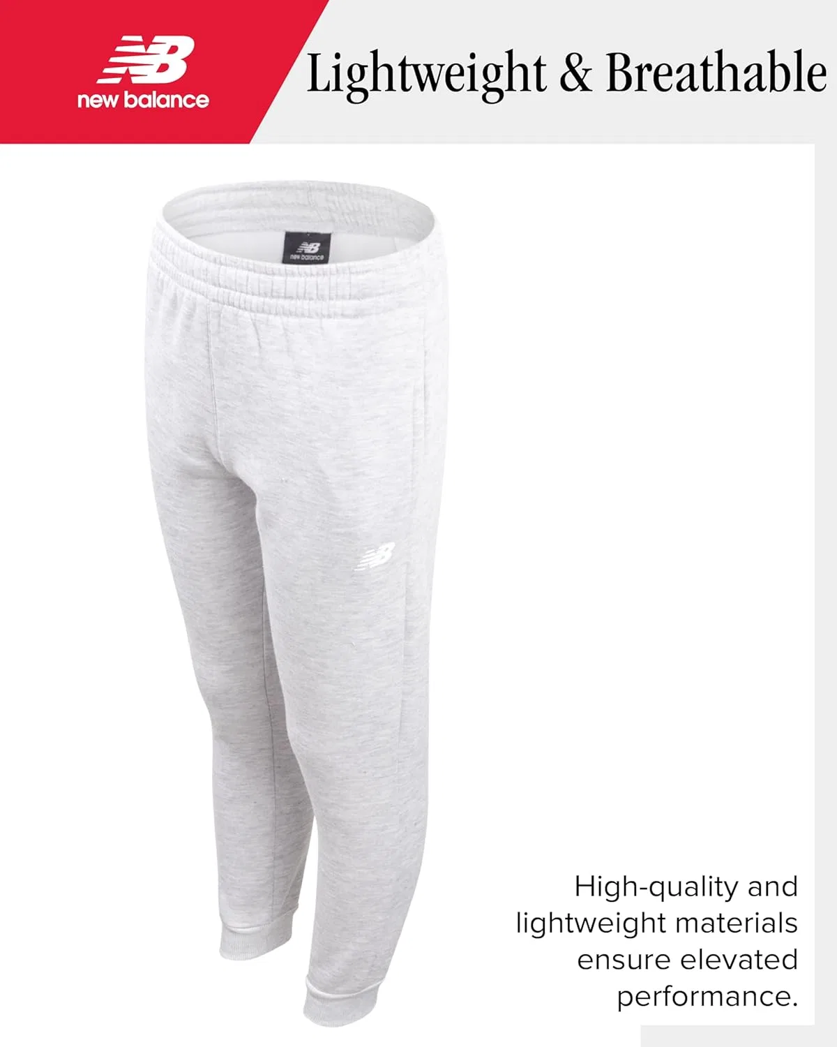 Детский спортивный костюм New Balance, 2 предмета, вафельный трикотаж, кобальтовый/серый — фото 4