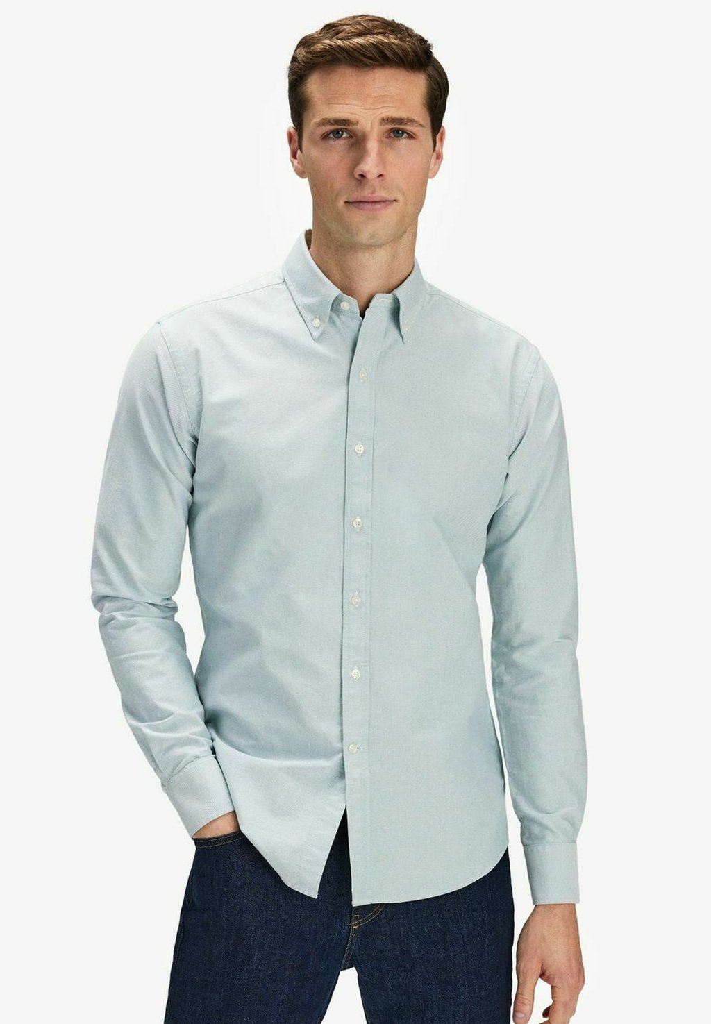 

Рубашка OXFORD BUTTON DOWN John Henric, оливковый