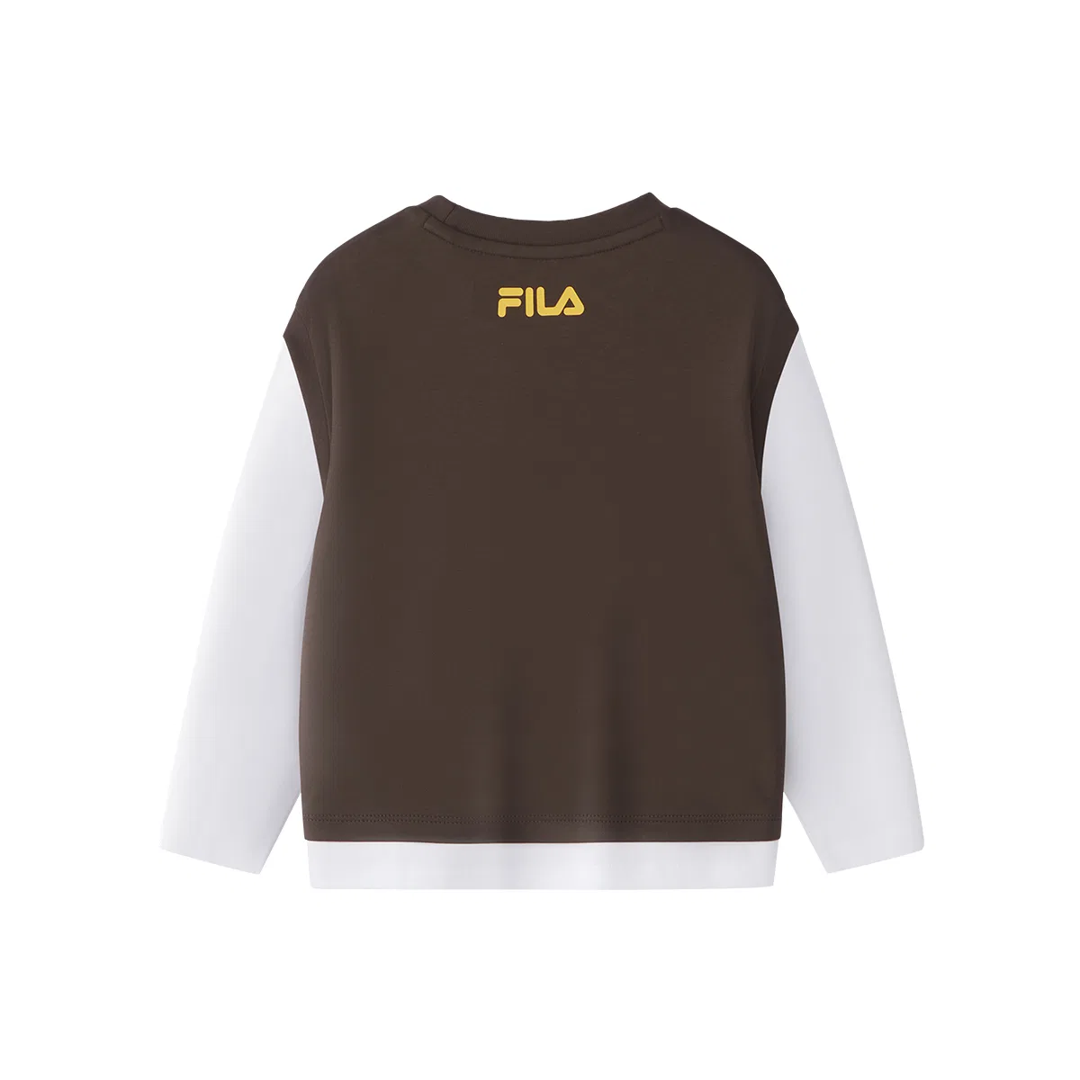 Футболка с длинным рукавом Elegant Umber FILA KIDS — фото 3