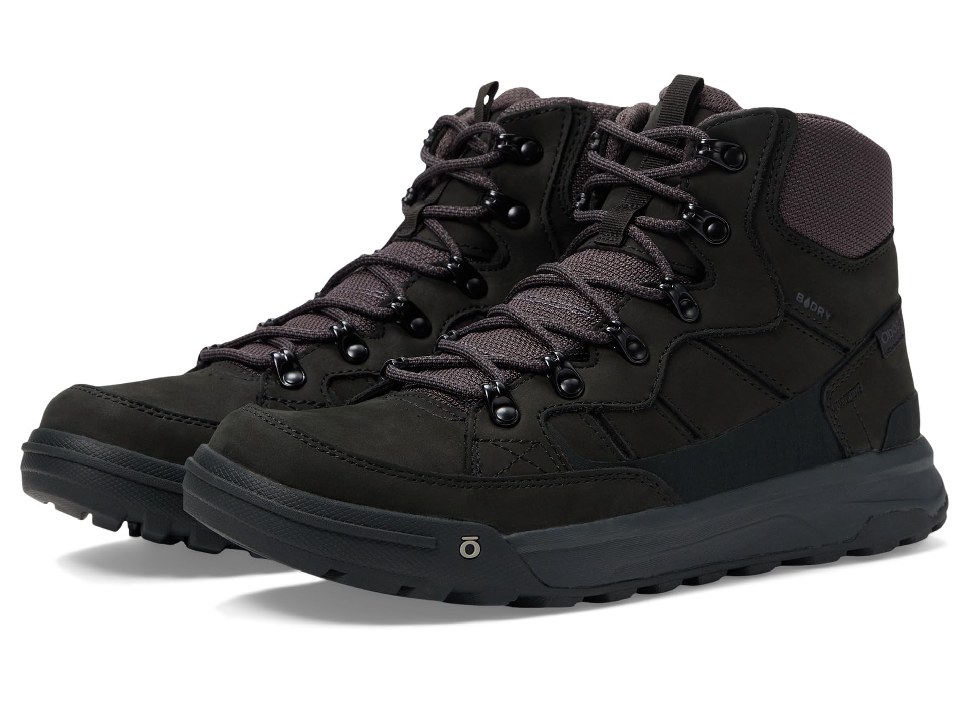 Туфли Oboz Burke Mid Leather B-Dry, цвет Black Sea