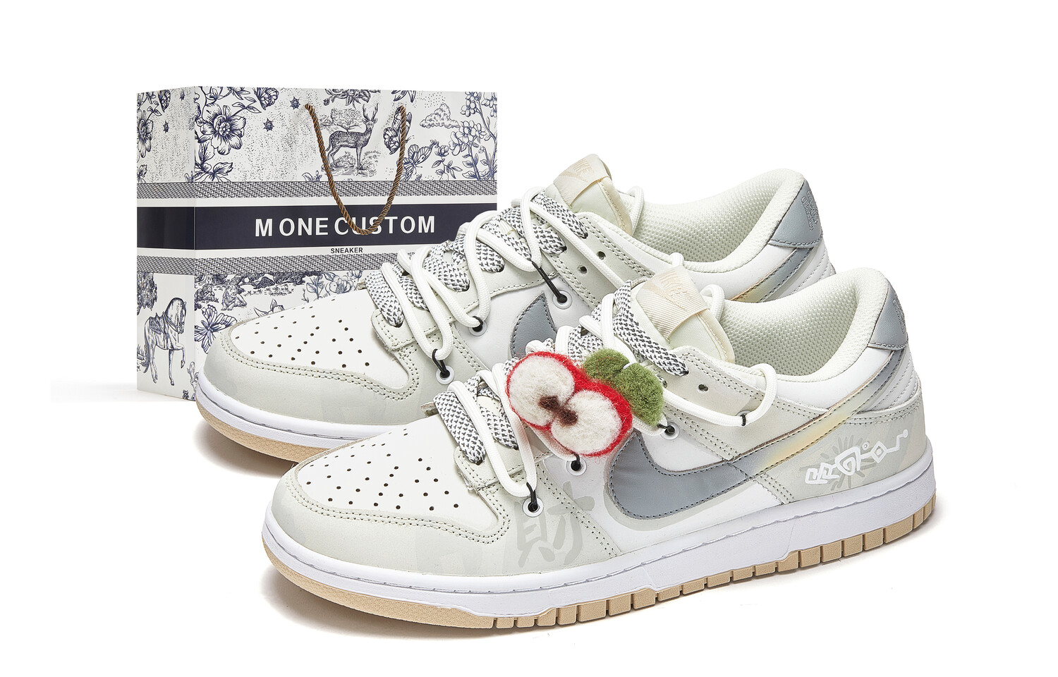 

Кроссовки Nike Dunk Skateboarding Shoes Men Low-top Dusty Green, зеленый