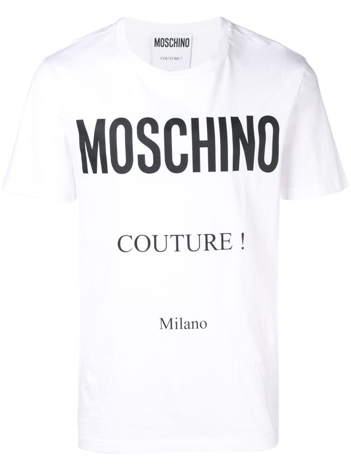 

Moschino футболка с логотипом 'Couture!', белый