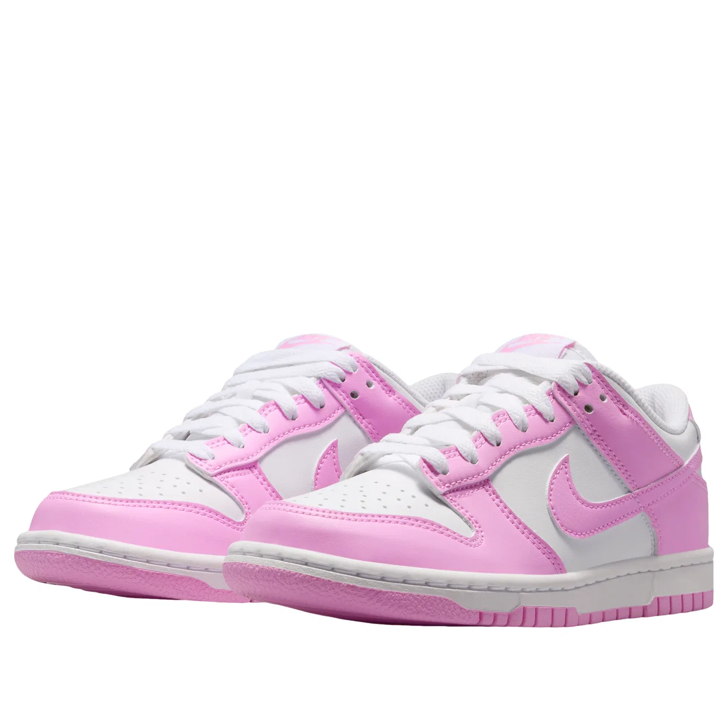 Кроссовки Nike Dunk Low 'White Pink Rise' IU7766-125, белый — фото 4