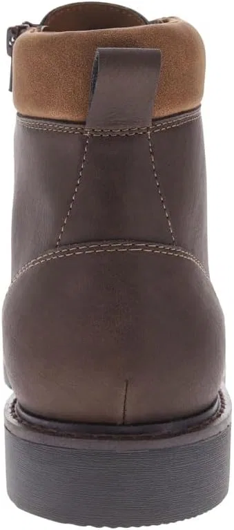 Мужские ботинки Dockers Dudley Rugged с 7 люверсами и перфорированным носком, Dark Brown — фото 4