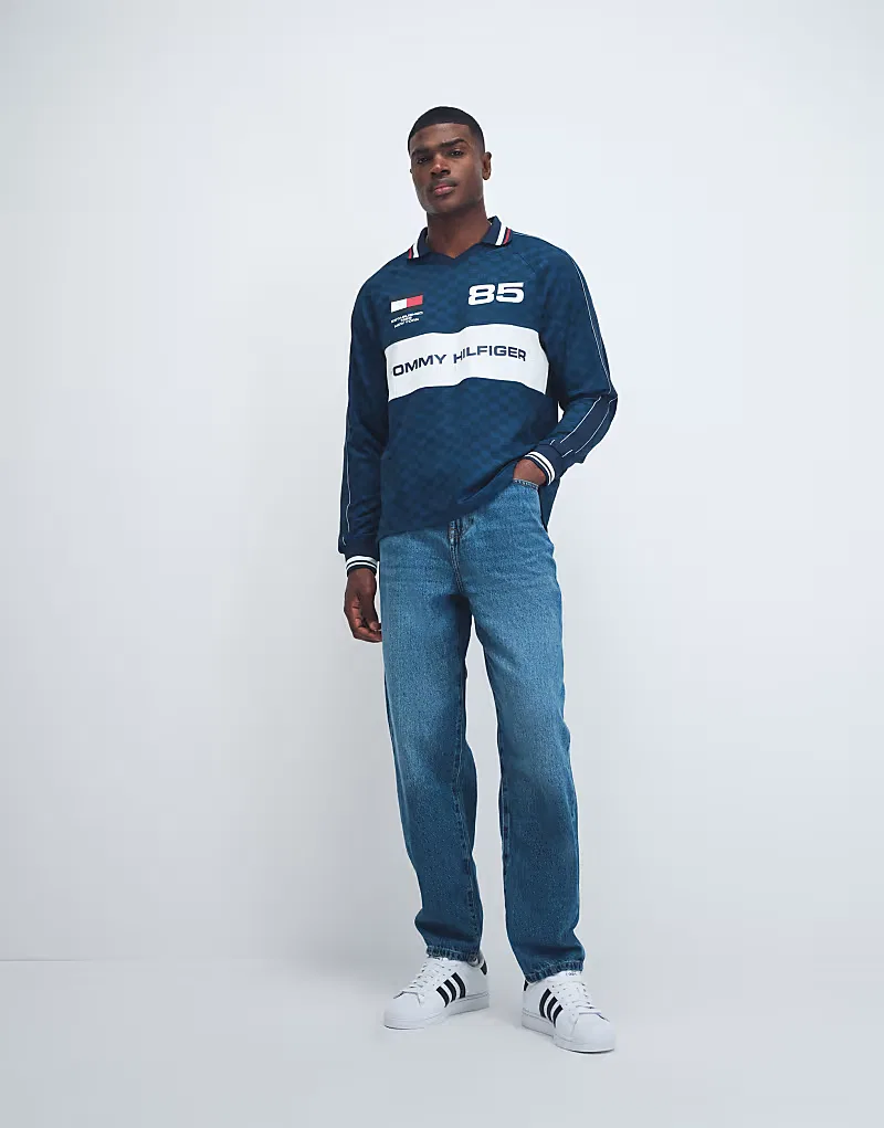 Регбийная футболка Tommy Hilfiger World Cup, темно-синий — фото 2