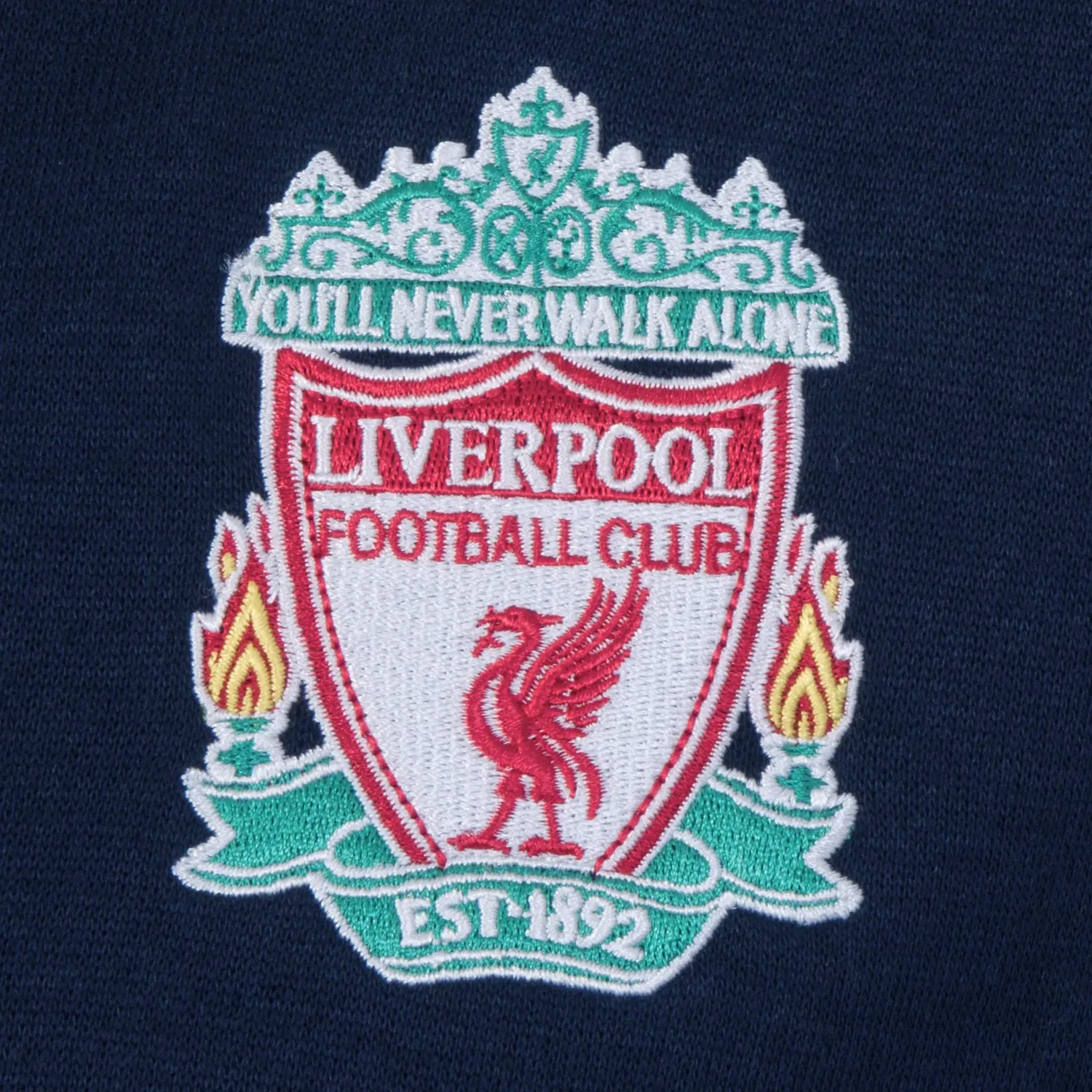 Детская кофта на молнии Liverpool FC, темно-синий — фото 2