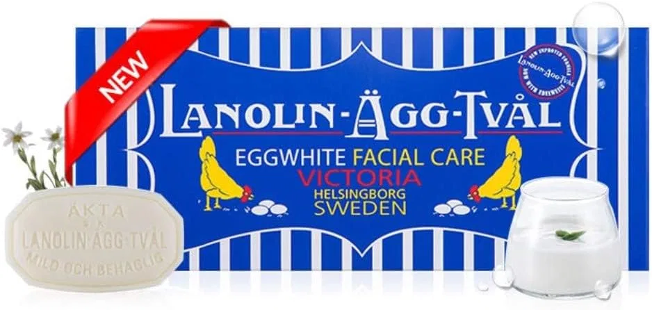 Мыло для лица Victoria Egg White Soap, 50 г x 6, Розовый — фото 4