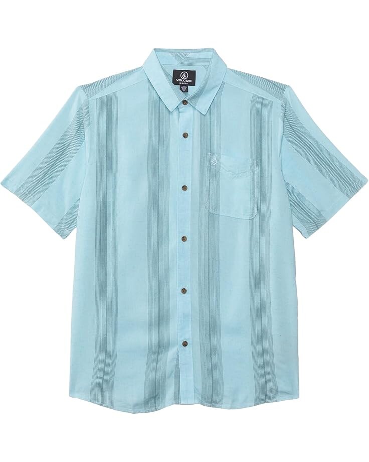 

Футболка Volcom Kids Flaxstone S/S Tee, цвет Crystal Blue