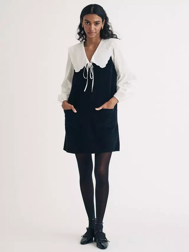 

Платье Nobody's Child Piper Organic Cotton Pinafore, черный
