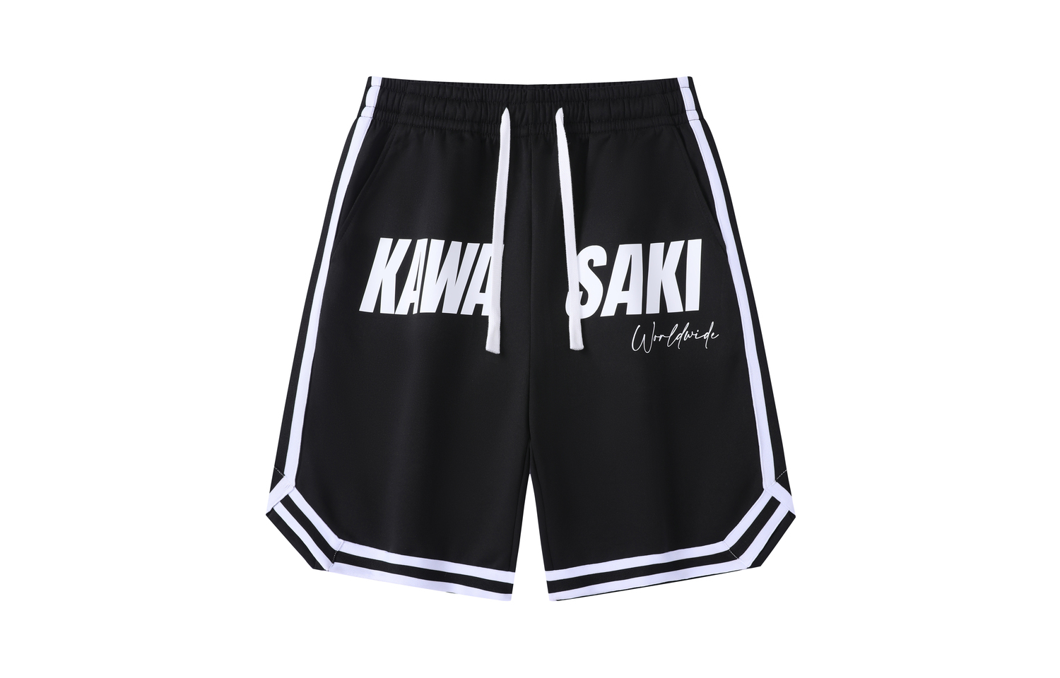 

Повседневные шорты унисекс Kawasaki, черный