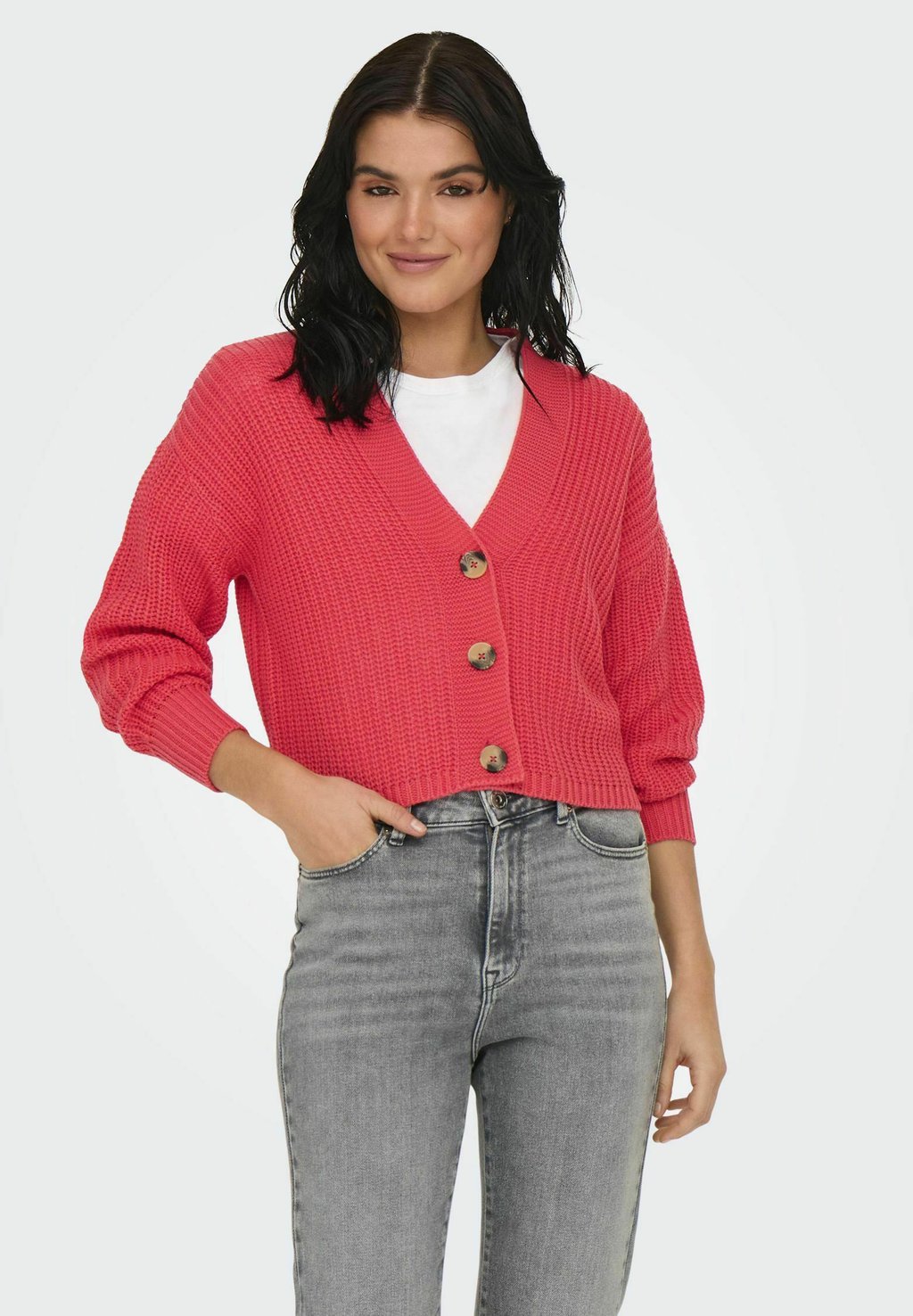 

Кардиган ONLCAROL NICE ONLY, светло-красный