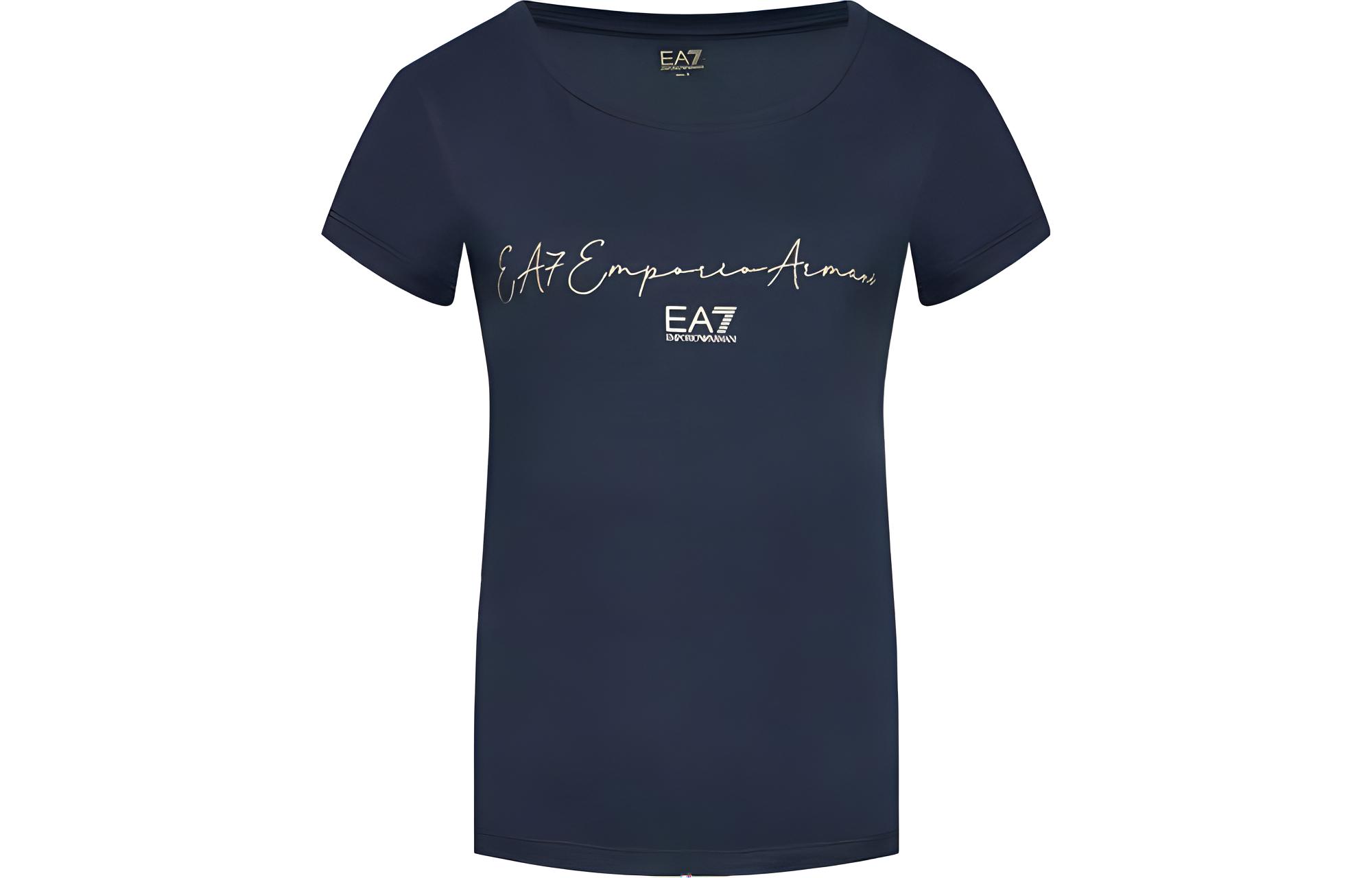 

Футболка женская морской синий EMPORIO ARMANI