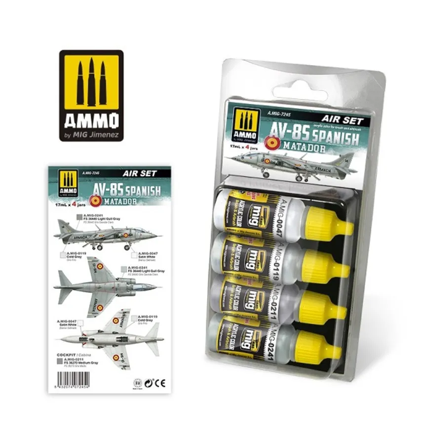 

AV-8S Комплект испанского матадора, Acrylic Paint Sets