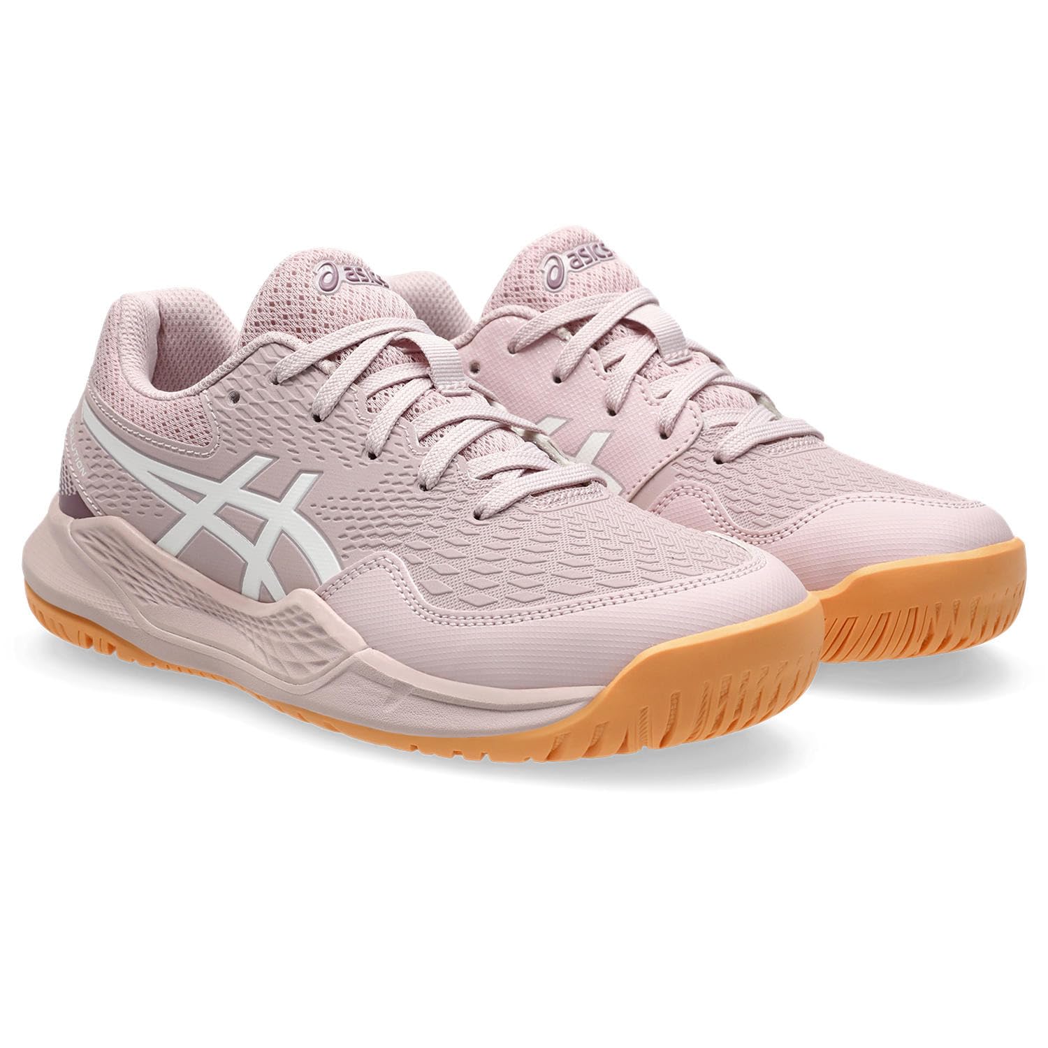 

Кроссовки ASICS Kids Gel-Resolution 9 GS, цвет Watershed Rose/White