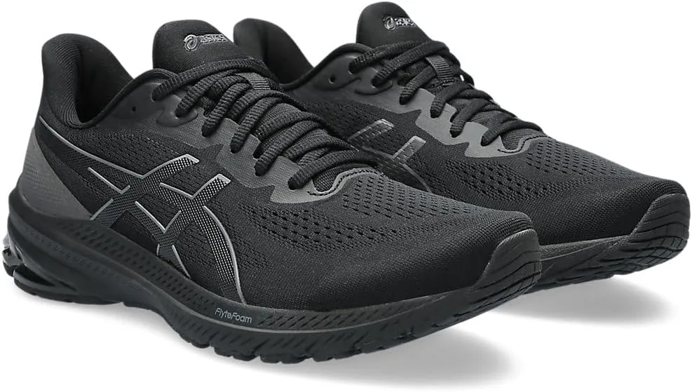 Беговые кроссовки Asics GT-1000 12 для мужчин, черный/серый — фото 2
