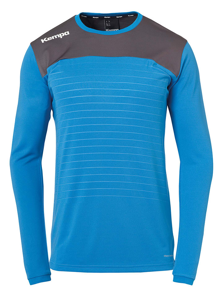 

Kempa Лонгслив с длинными рукавами "Emotion 2.0" светло-голубого/антрацитового цвета