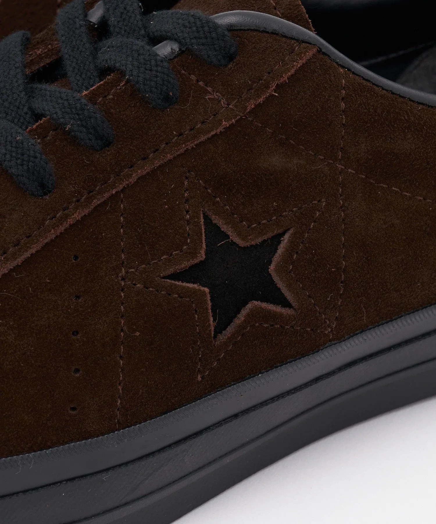 Мужские замшевые кроссовки CONVERSE ONE STAR J SUEDE коричневые — фото 3