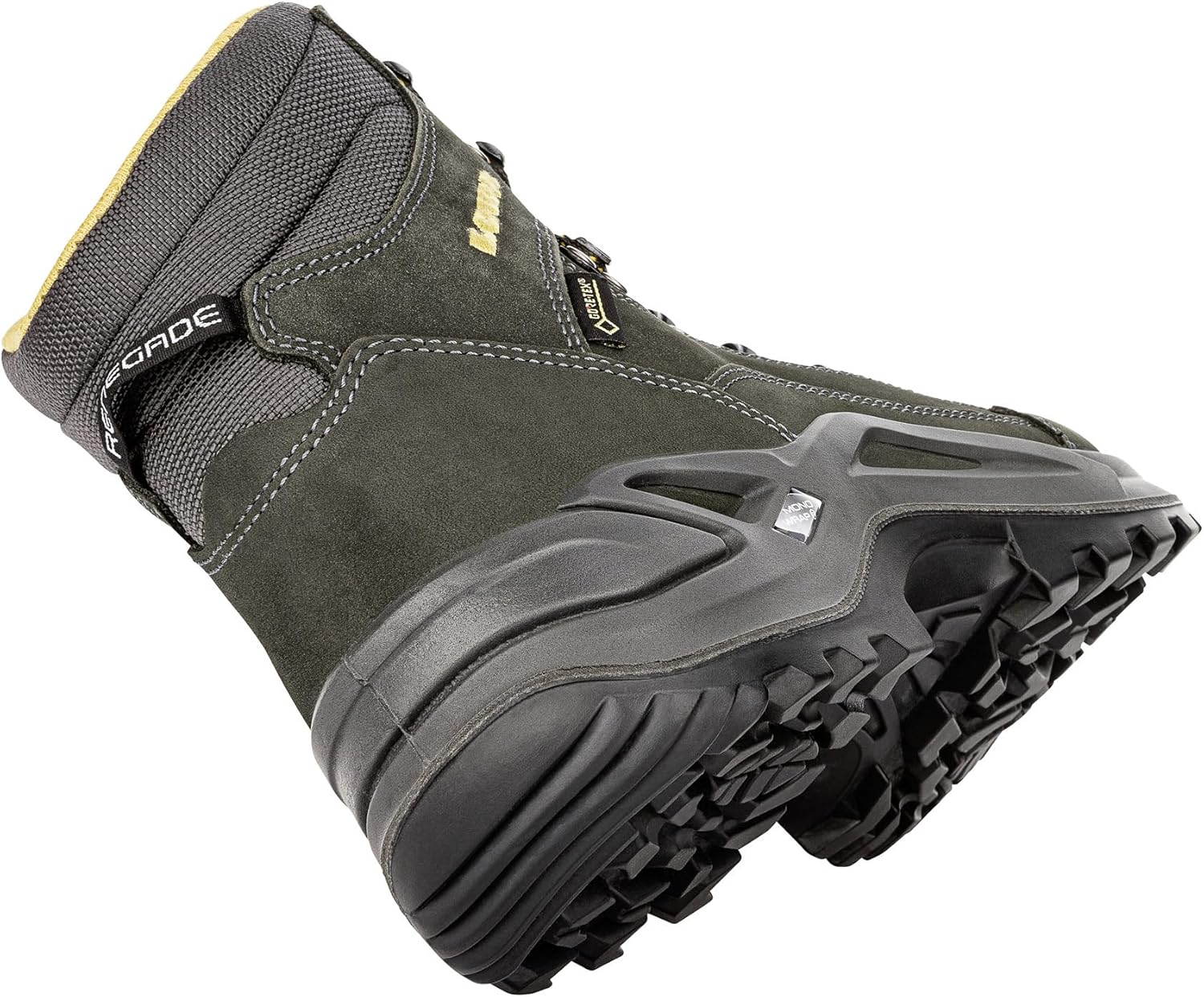 Мужские походные ботинки Lowa Renegade GTX Mid, Anthracite Mustard — фото 4