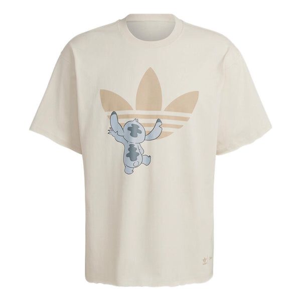 

Футболка Adidas Originals x Disney Crossover Cartoon T-Shirt 'White Beige', мультиколор