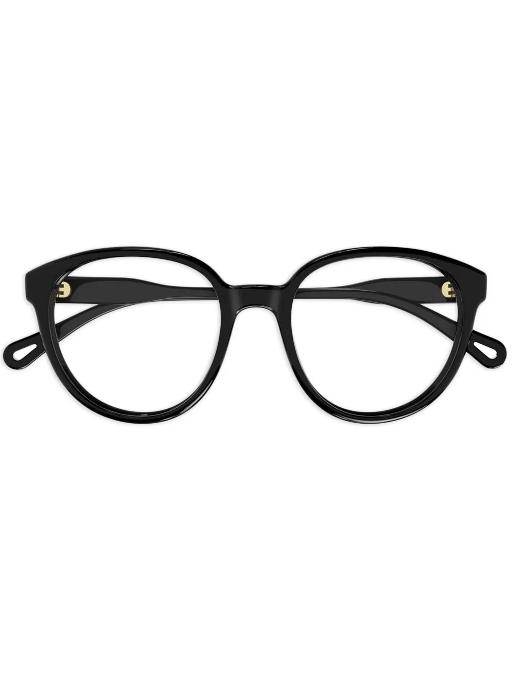 

Очки в овальной оправе Chloé Eyewear, черный