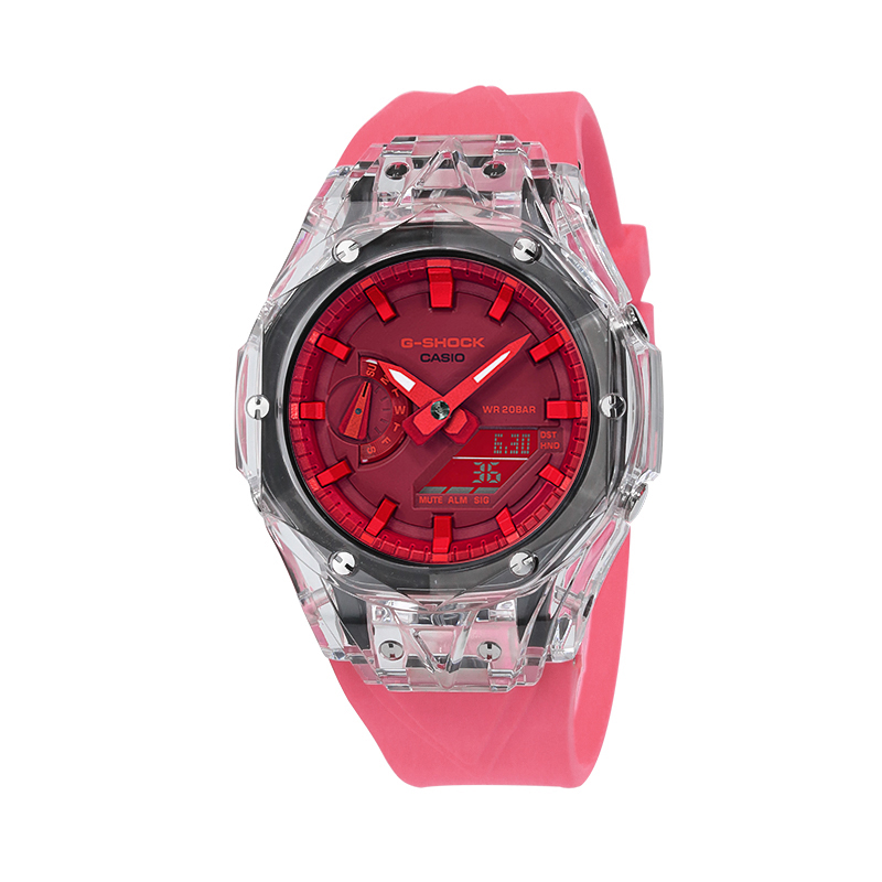 

CASIO Часы Unisex Liquid Crystal/Analog Dual Display Series Red Watch
