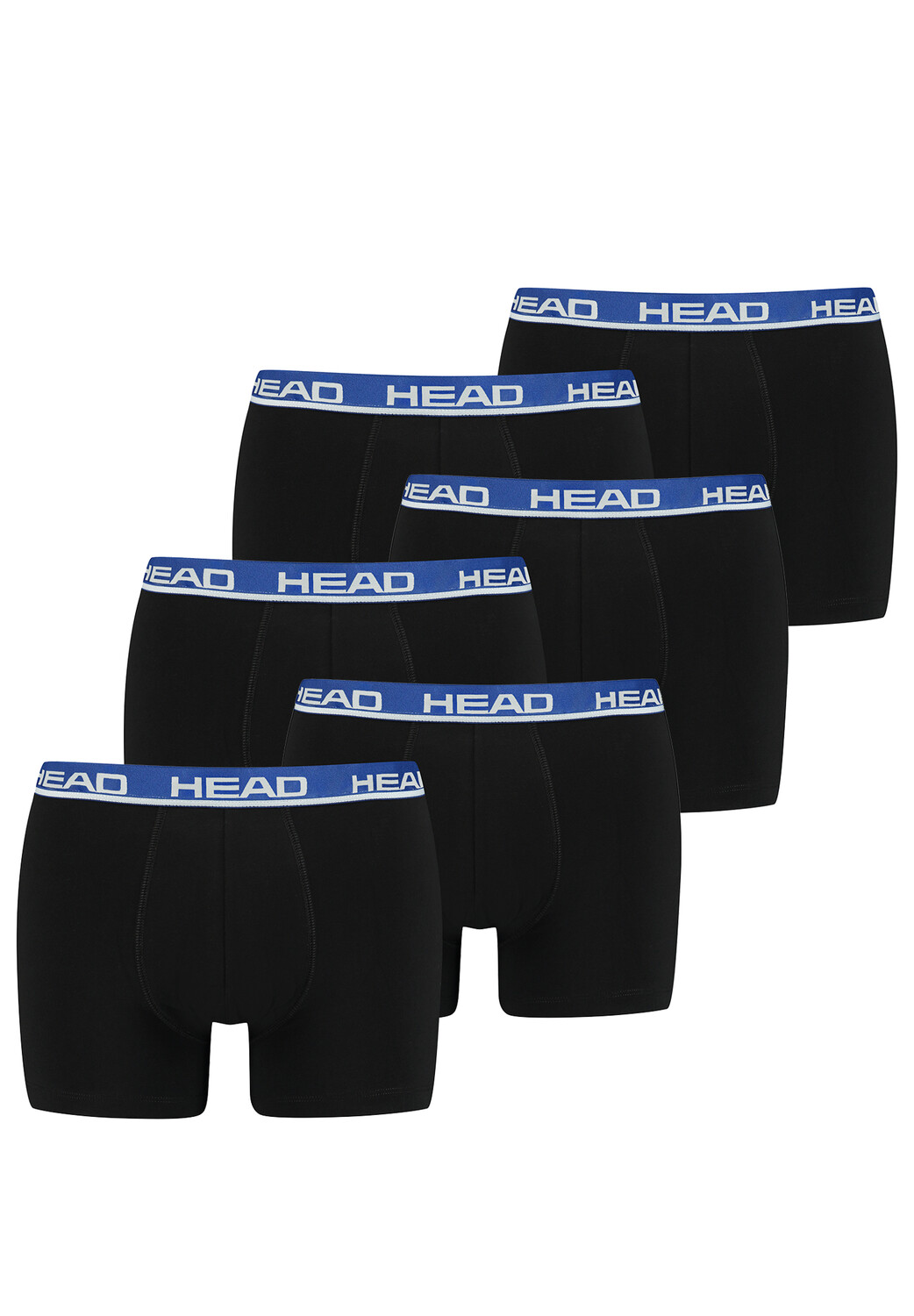 

Боксеры HEAD Boxershorts Head Basic Boxer 6P, цвет 008 - Black / Blue
