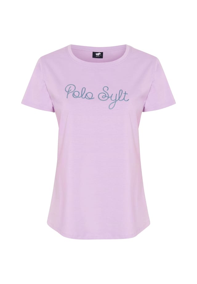 

Футболка с дизайном этикетки Polo Sylt, цвет 15-3412 orchid bouqu