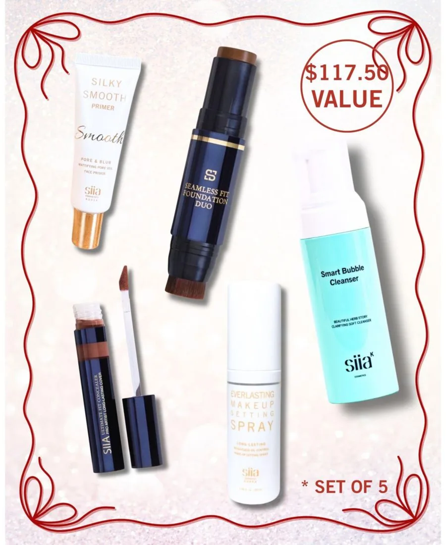 Набор из 5 предметов "Идеальная база" SIIA Cosmetics, Cacao